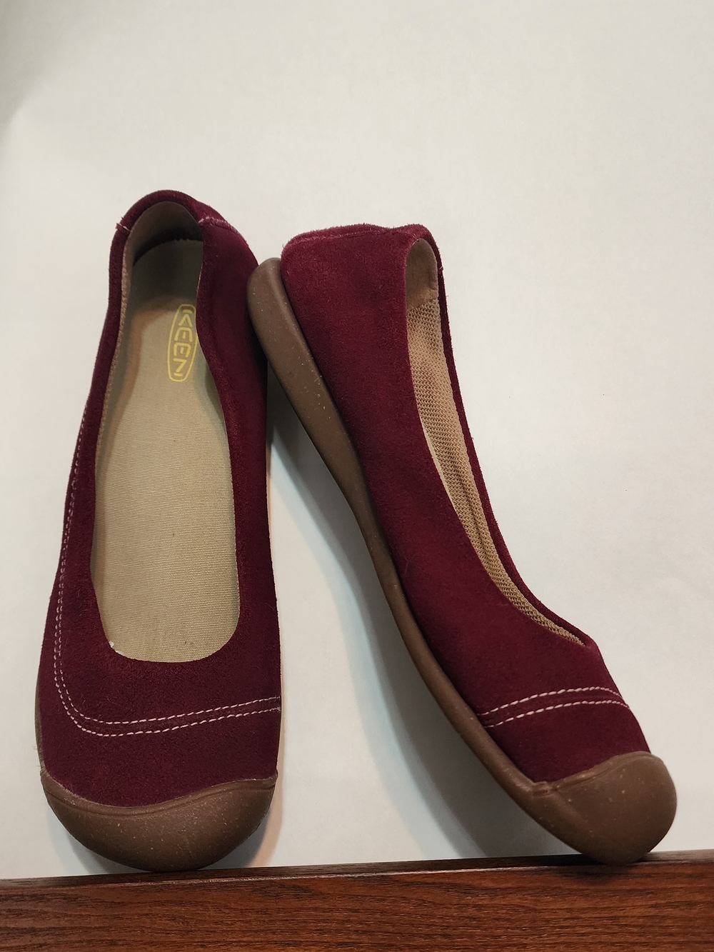 Keen Women’s Burgundy Suede Ballet Flat